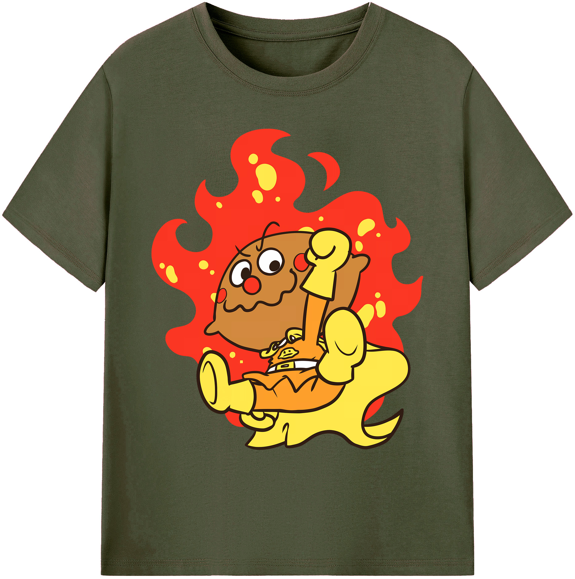 （画像用） アンパンマン Anpanman 綿100％ メンズ半袖Tシャツ｜肌触りやわらか＆通気性